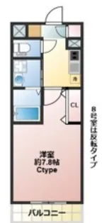 リテイル・ロー【2階】の間取り