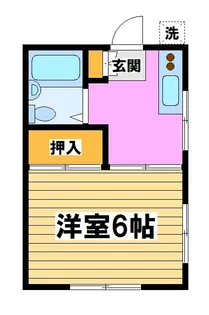東京都狛江市西野川1【アパート】の間取り