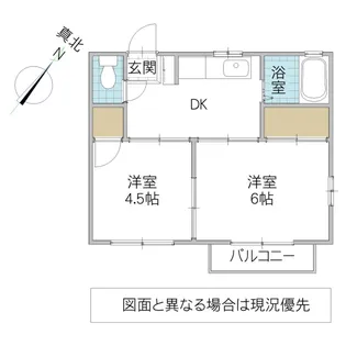 サカエリート【2階】の間取り