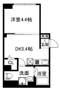 東京都中央区湊3【マンション】の間取り