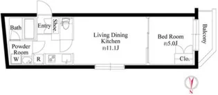 グランパセオ代々木上原II【2階】の間取り