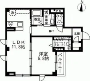 カーサ法恩寺橋【3階】の間取り