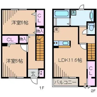 神奈川県横浜市港北区日吉1【アパート】の間取り