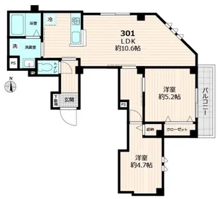 GRACE【3階】の間取り