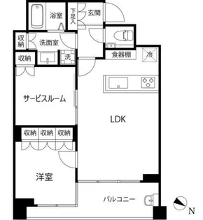フィールド川和【1階】の間取り