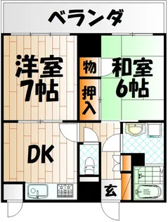 アンビエント小倉A棟【11階】の間取り