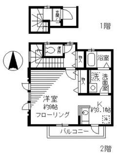 カーサ・ローザの間取り