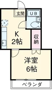 メゾン世田谷【2階】の間取り