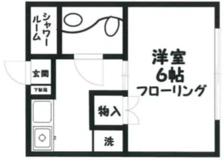 ベルエア大崎【2階】の間取り