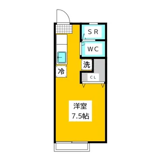 Motohashiハイツ【2階】の間取り