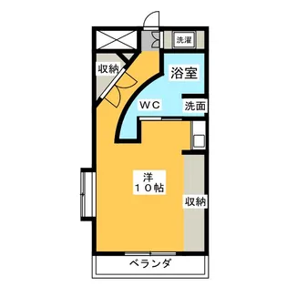 グランパス池見【4階】の間取り