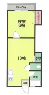 石井マンション【1階】の間取り