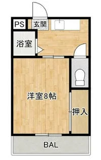 長町南ハイツ【2階】の間取り