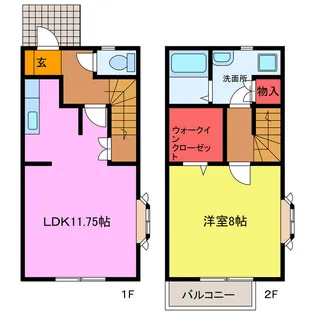 ブローテ川越の間取り