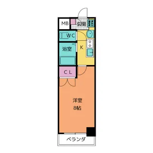 パルティール原駅前【12階】の間取り