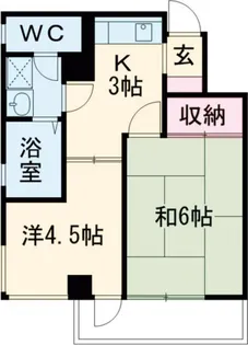センチュリー三鷹【2階】の間取り