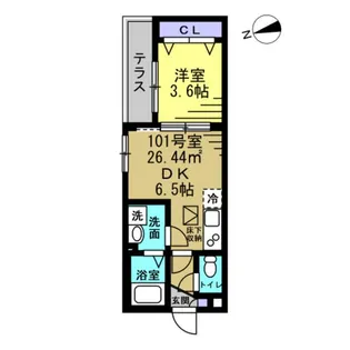 Village Luminous【1階】の間取り