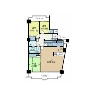 ライフ・イン・サーラ【8階】の間取り