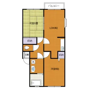 シルクガーデンA棟【2階】の間取り