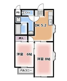 パークサイド関口【3階】の間取り