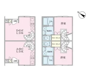 東京都八王子市散田町3【アパート】の間取り