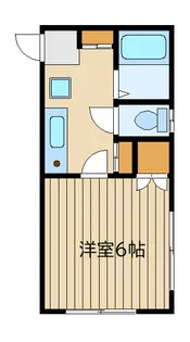 東京都中野区江原町3【アパート】の間取り