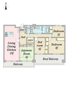 ローツェ【5階】の間取り