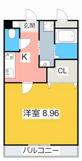 アンプルール リーブル SenI【2階】の間取り