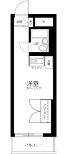 スカイコート大森山王【3階】の間取り