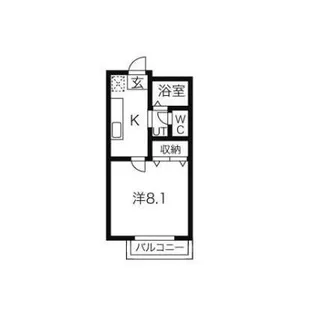 モンテベルデ【2階】の間取り