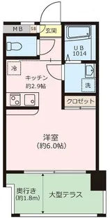 ベルア三宿【9階】の間取り