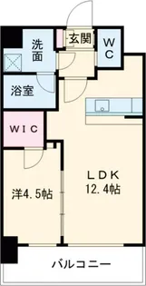 ソルテラスOSAKA EAST GATE【7階】の間取り