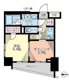 日神デュオステージ浅草国際通り【2階】の間取り