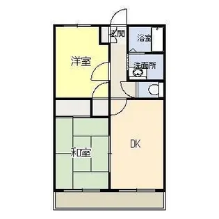 グローバルベレッチII今泉【2階】の間取り