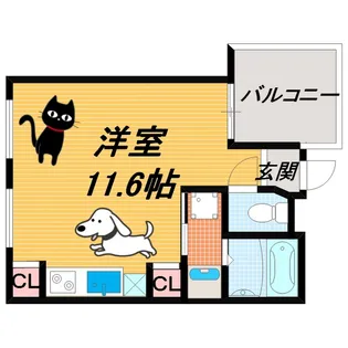 リアライズ鶴見諸口【1階】の間取り