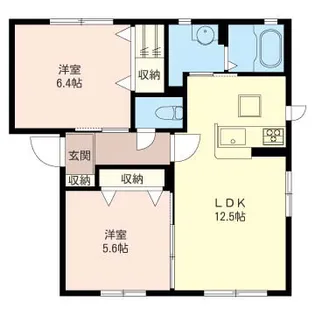 リヴェール【1階】の間取り