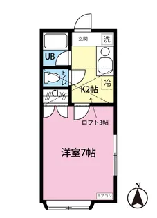 ジャルダンB【2階】の間取り