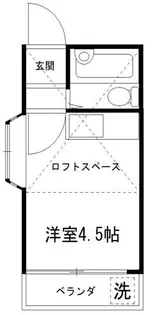 アレックス椿【2階】の間取り