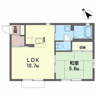 フォーブル377【1階】の間取り