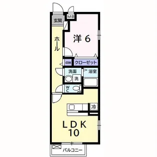 ベビーズ・ブレス【1階】の間取り