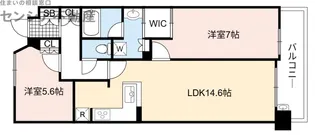 ファインシティ大阪城公園【11階】の間取り