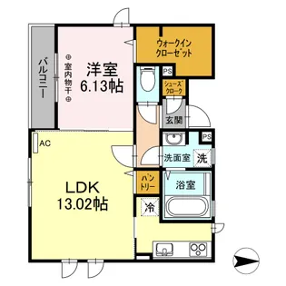 シャルモント A棟【2階】の間取り