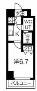 スパシエ横浜大通り公園【6階】の間取り