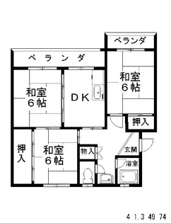 コーポイトウ【3階】の間取り