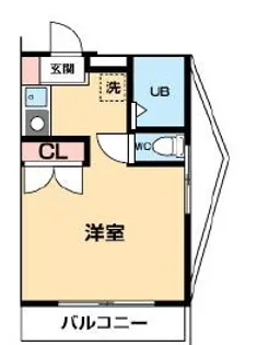 エコーバレー関口【1階】の間取り