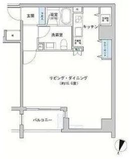カッシア神田レジデンス【10階】の間取り