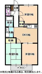 Surplus Threeハイツ緑ヶ丘【1階】の間取り
