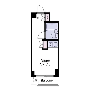 パレドール石川台【5階】の間取り