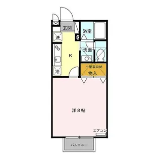 メゾンモナリエ【2階】の間取り