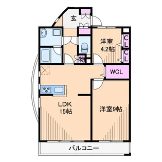 トゥインクルスター篠原【3階】の間取り